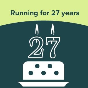 Running for 27 years