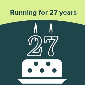 Running for 27 years