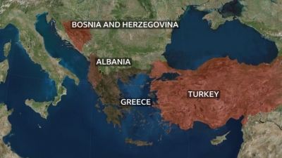 BBC World News clip, migrant crisis in Bosnia and Herzegovina 