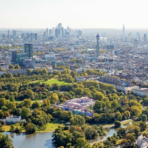 Aerial image of Regent's University London
