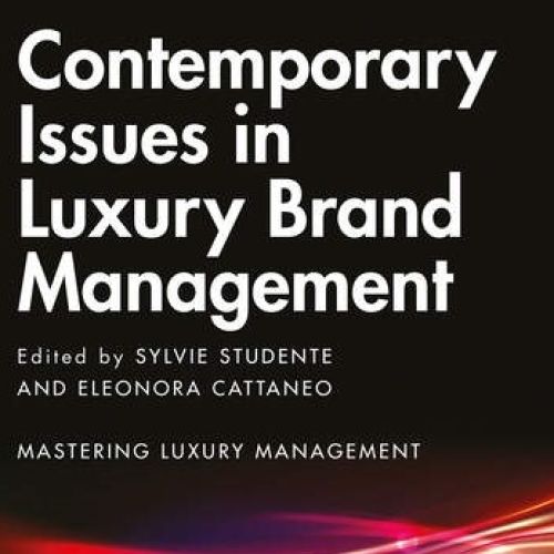 Luxury Brand Management book released by Regent's academic Regent's