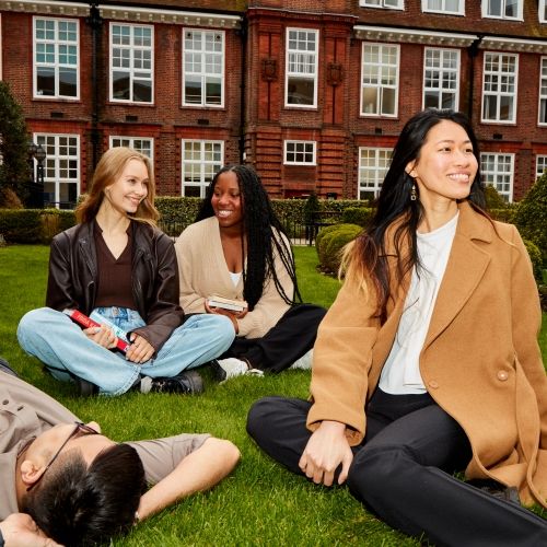 Students on campus