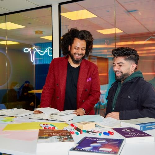 Student and academic in Innovation Lab